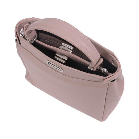 Geantă Gracie, din piele naturală nude, 8073 [3]