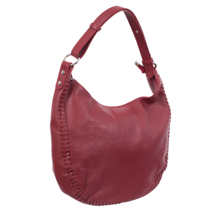 Geantă roșie din piele naturală fină 8010 [0]