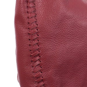 Geantă roșie din piele naturală fină 8010 [3]