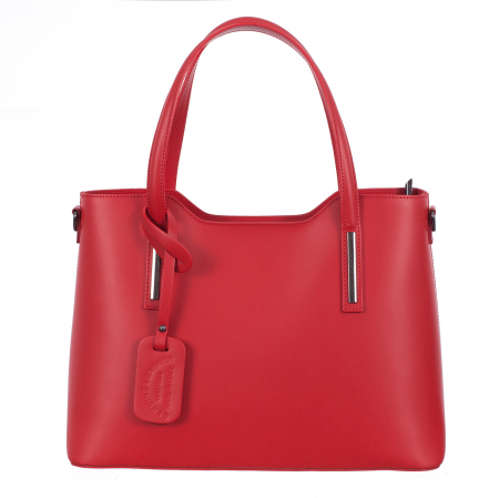Geantă Model Mare Emma, roșie din piele naturală 8008 [1]