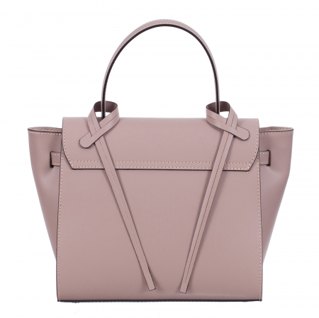 Geantă roz pal din piele naturală 8023 [2]