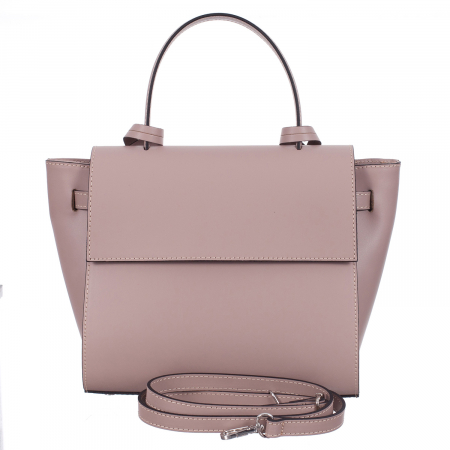Geantă roz pal din piele naturală 8023 [3]