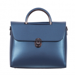 Geantă albastră din piele naturală 8035 [1]