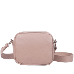 Genți Mici - Geantă nude cu fermoare duble și baretă medie 8007