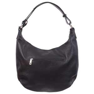 Geantă neagră din piele naturală fină 8010 [2]