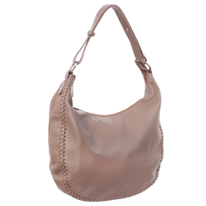 Culori Genți - Geantă bej din piele naturală fină 8010