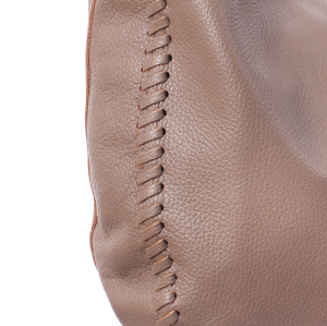 Geantă bej din piele naturală fină 8010 [3]