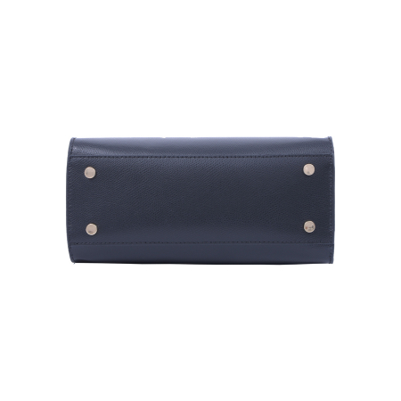 Geantă Amelia, piele naturala neagra cu imprimeu snake, 8051 [2]