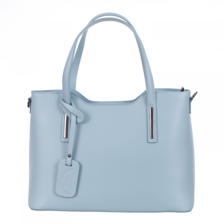 Geantă Model Mare Emma, bleu din piele naturală 8008 [1]