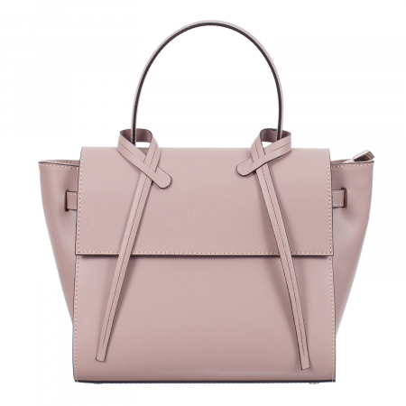 Geantă roz pal din piele naturală 8023 [1]
