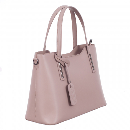 Geantă Model Mare Emma, nude din piele naturală 8008 [0]