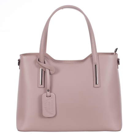 Geantă Model Mare Emma, nude din piele naturală 8008 [1]