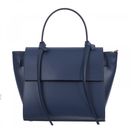 Geantă bleumarin din piele naturală 8023 [1]
