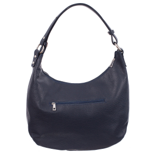 Geantă bleumarin din piele naturală fină 8010 [2]