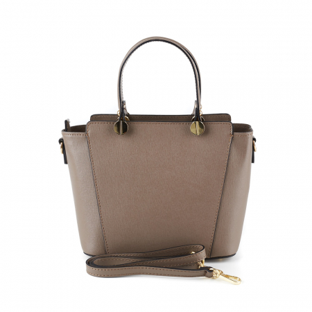 Geantă Yasmine, din piele naturală bej, 8094 [2]