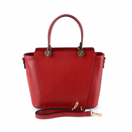 Geantă Yasmine, din piele naturală rosie, 8094 [2]