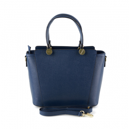 Geantă Yasmine, din piele naturală albastra, 8094 [2]