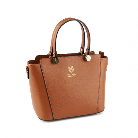 Genți Piele Autentică - Geantă Yasmine, din piele naturală maro, 8094