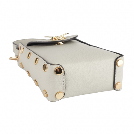 Gentută Charisma, crossbody piele naturala gris deschis 8211 [3]
