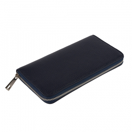 Portofel Ariel, din piele naturală bleumarin 8112