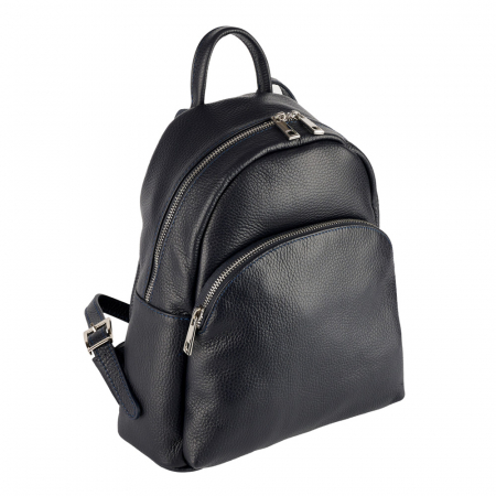 Rucsacuri Piele Naturală - Rucsac Aida din piele naturală bleumarin, 8114