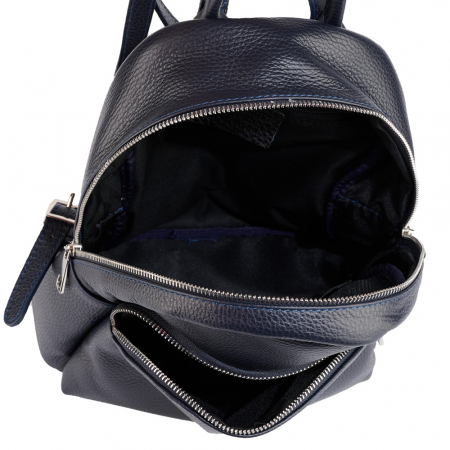 Rucsac Aida din piele naturală bleumarin, 8114 [3]