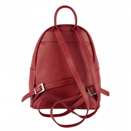 Rucsac Aida din piele naturală bordo, 8114 [2]