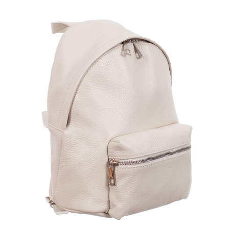 Rucsac alb din piele naturală 8032 [0]