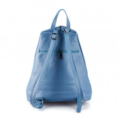 Rucsac Aniela, din piele naturală albastru, 8108 [3]