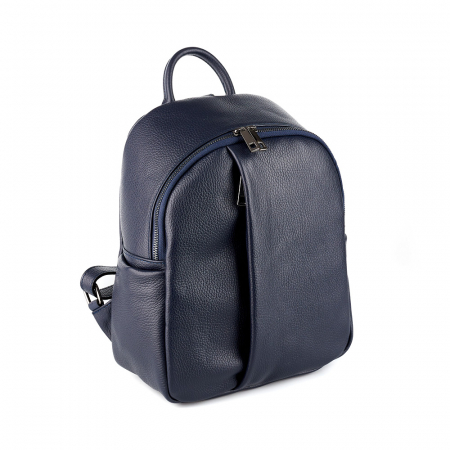 Rucsacuri Piele Naturală - Rucsac Ayanna, din piele naturală bleumarin, 8116