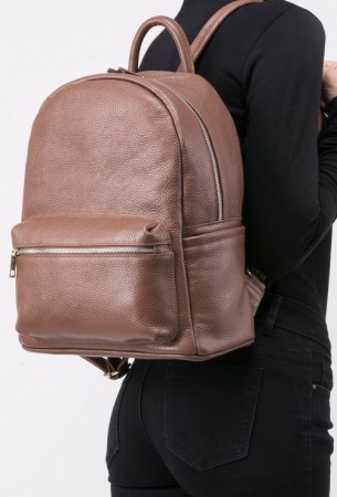 Rucsac Ayda, din piele naturală negru, 8121 [4]
