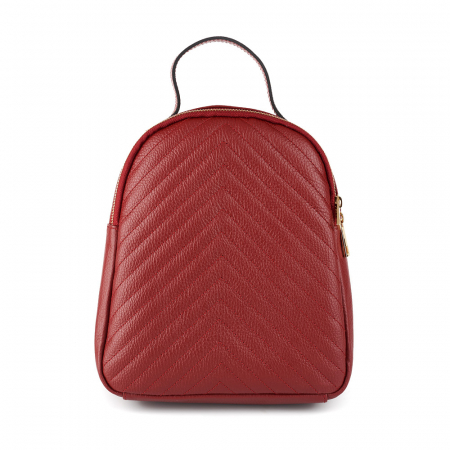 Rucsac Beatrice, bordo din piele cu striații 8033 [1]