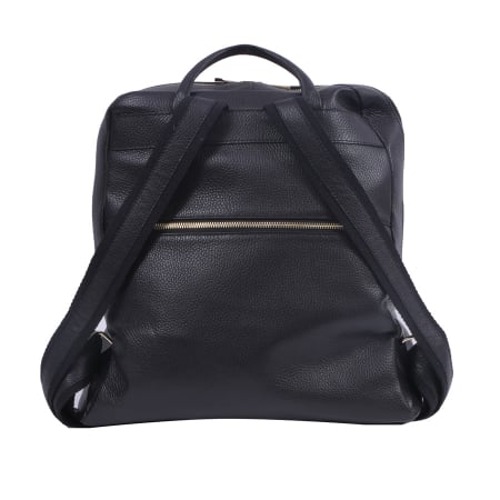 Rucsac Maxi, negru din piele naturală, 8066 [3]