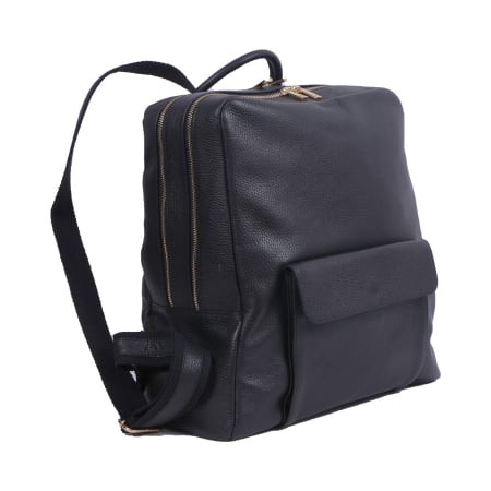 Rucsacuri Piele Naturală - Rucsac Maxi, negru din piele naturală, 8066