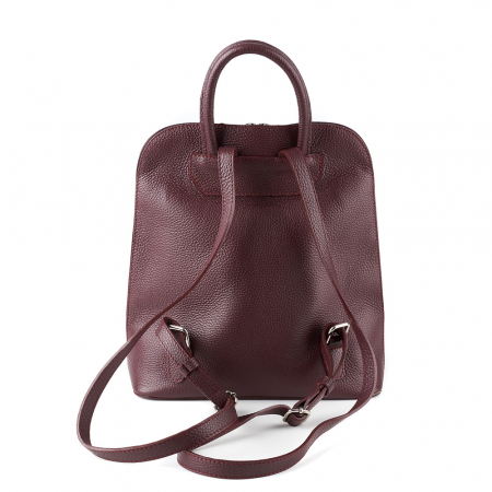 Rucsac Cassie, din piele naturală bordo, 8089 [2]