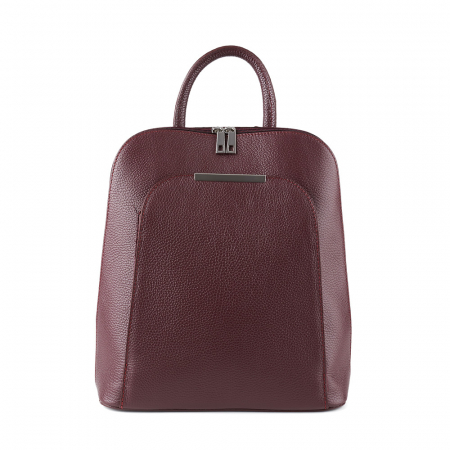 Rucsac Cassie, din piele naturală bordo, 8089 [1]