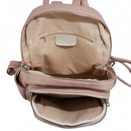 Rucsac Chelsea, din piele naturală roz, 8087 [4]