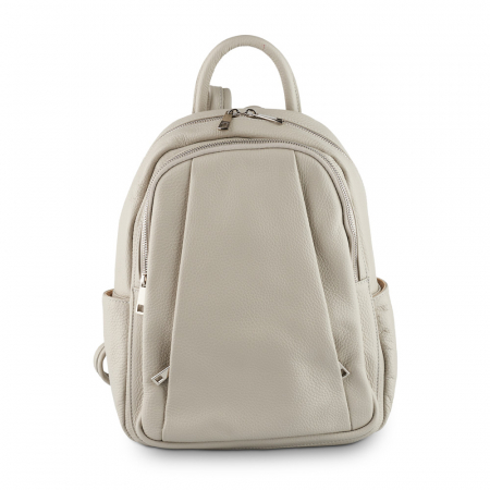 Rucsac Chelsea, din piele naturală gris deschis,8087 [1]