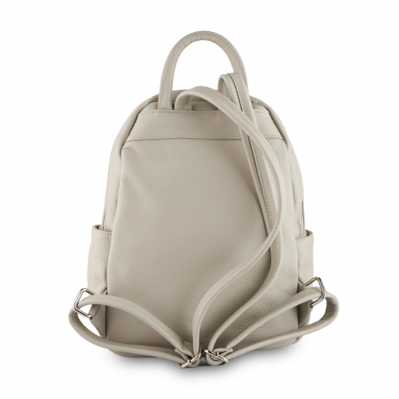 Rucsac Chelsea, din piele naturală gris deschis,8087 [2]