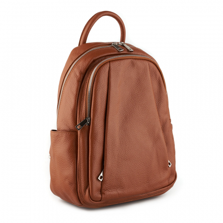 Rucsacuri Piele Naturală - Rucsac Chelsea, din piele naturală coniac, 8087