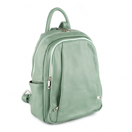 Rucsacuri Piele Naturală - Rucsac Chelsea, din piele naturală verde, 8087
