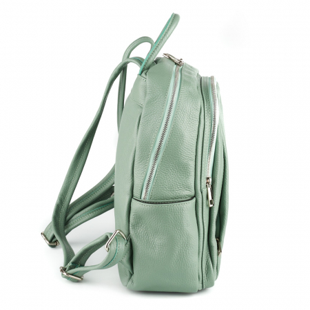 Rucsac Chelsea, din piele naturală verde, 8087 [3]