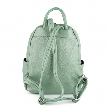 Rucsac Chelsea, din piele naturală verde, 8087 [2]