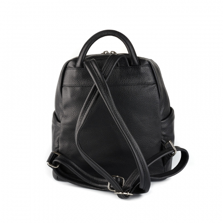 Rucsac Kelly, din piele naturală negru, 8092 [2]