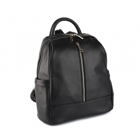 Rucsacuri Piele Naturală - Rucsac Kelly, din piele naturală negru, 8092