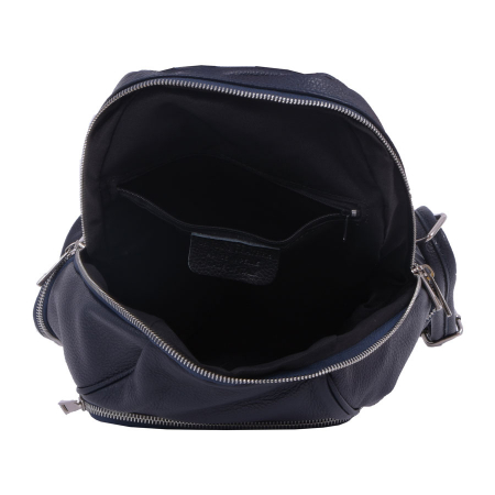 Rucsac Julia, bleumarin din piele naturală 8064 [2]