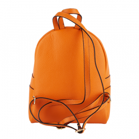 Rucsac Dalia , din piele naturală portocalie, 8101 [2]