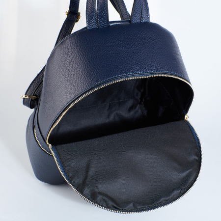 Rucsac Dalia , din piele naturală bleumarin, 8101 [3]