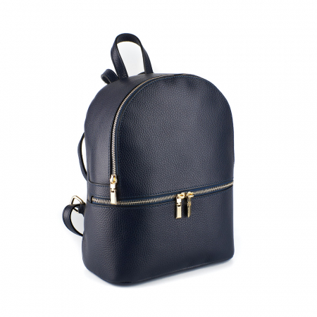 Rucsac Dalia , din piele naturală bleumarin, 8101 [0]