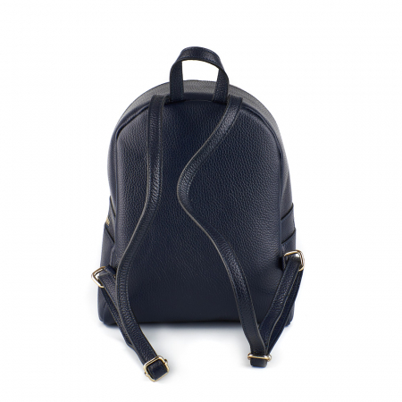Rucsac Dalia , din piele naturală bleumarin, 8101 [2]